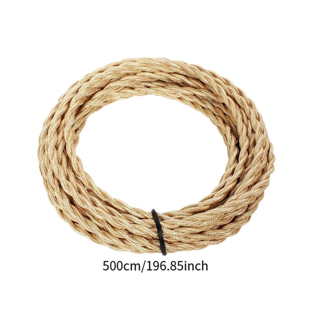 Dây đèn dây chuyền Dây cáp đèn Retro 5M, Trang trí, Chiếu sáng