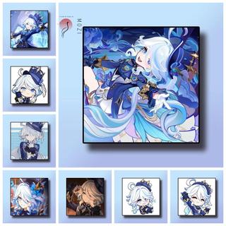 Mozi ✨40 * 50cm / 30 * 40cm Yuanshen Funingna tranh số hóa tranh tô màu theo số tranh sơn dầu số hoá bộ tô màu theo số tranh sơn dầu số hoá tranh số hóa theo yêu cầu tranh tô màu theo số theo yêu cầu