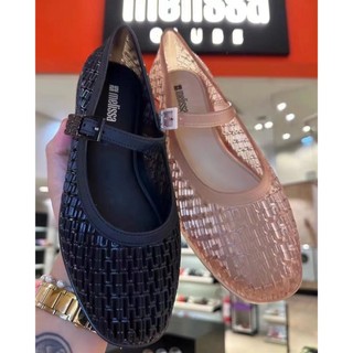 Giày nữ Brazil Melissa Phong cách mới Baotou Dép thời trang rỗng phẳng thoáng khí