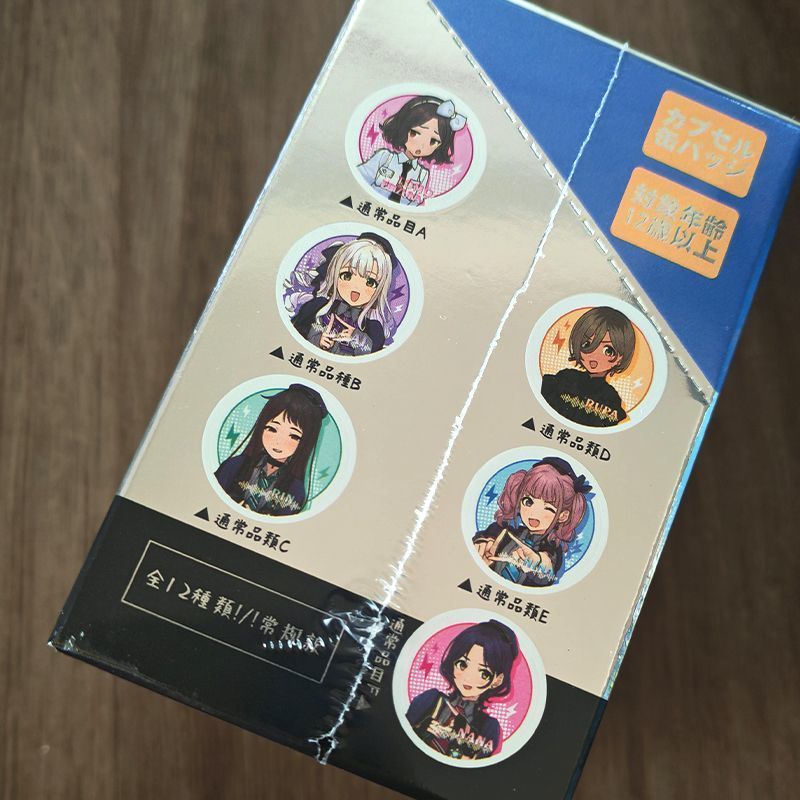 Bộ huy hiệu hộp mù Anime Girls Band Cry – Pin 75mm + Thẻ nhân vật (18 thiết kế, 6 kiểu mỗi hộp) – Huy hiệu sưu tập