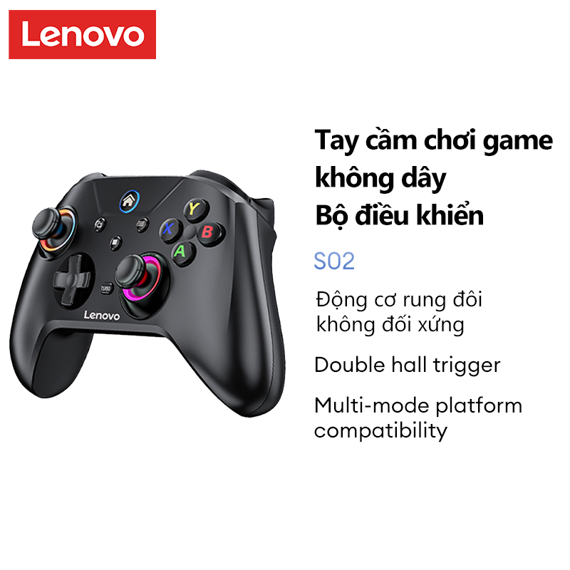 Tay cầm chơi game Bluetooth Lenovo S02