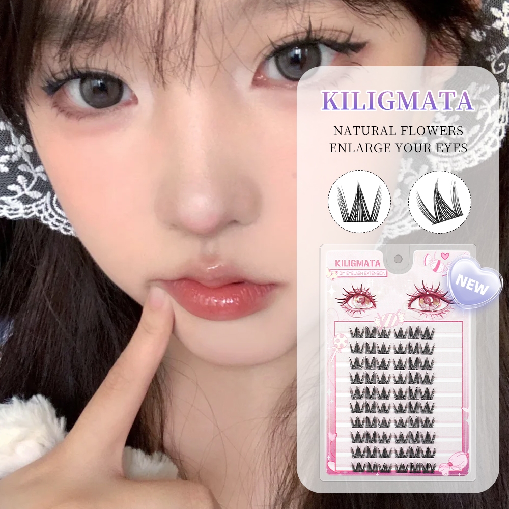 [Món quà miễn phí]  KILIGMATA mi hướng dương Lông Mi Giả Cong Tự Nhiên Dày Không Khí Cảm Giác Lông Mi Cao Cấp Gợi Cảm Cho Búp Bê