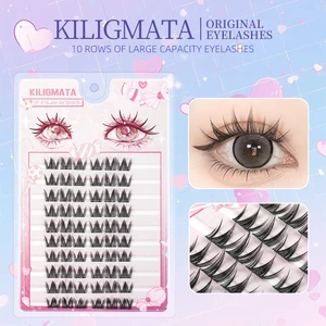 KILIGMATA mi hướng dương Lông Mi Giả Cong Tự Nhiên Dày Không Khí Cảm Giác Lông Mi Cao Cấp Gợi Cảm Cho Búp Bê