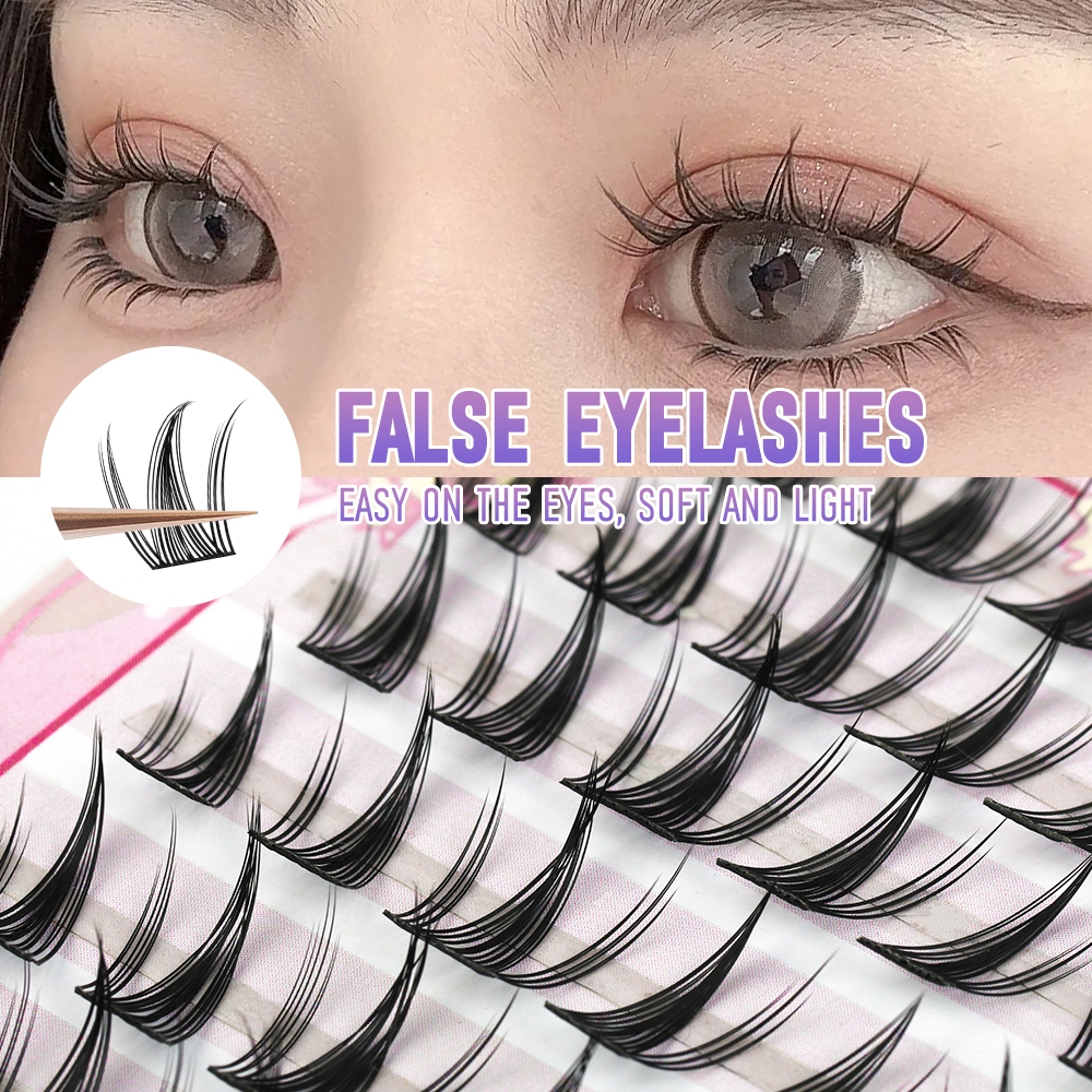 KILIGMATA Sunflower Eyelashes Natural Curling False Eyelashes Thick Air Feel High Quality Sexy Eyelashes For Dolls