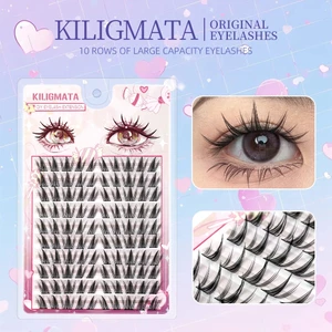 KILIGMATA Sunflower Eyelashes Natural Curling False Eyelashes Thick Air Feel High Quality Sexy Eyelashes For Dolls