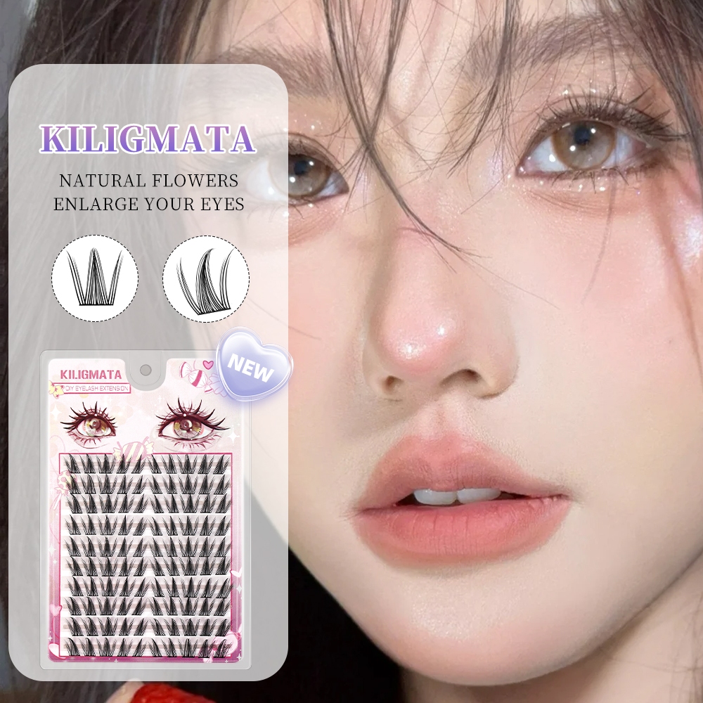 KILIGMATA Sunflower Eyelashes Natural Curling False Eyelashes Thick Air Feel High Quality Sexy Eyelashes For Dolls