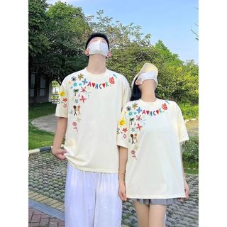 HIIXIIVI Áo thun ngắn tay cỡ lớn 4XL Oversize nữ Baggy dáng rộng Top nữ độc đáo Ootd 2025 Lives