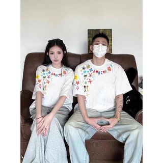 HIIXIIVI Áo thun ngắn tay cỡ lớn 4XL Oversize nữ Baggy dáng rộng Top nữ độc đáo Ootd 2025 Lives