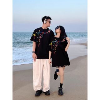 HIIXIIVI Áo thun ngắn tay cỡ lớn 4XL Oversize nữ Baggy dáng rộng Top nữ độc đáo Ootd 2025 Lives