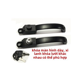 Lưới thép vàng Khóa cửa sổ Loại ấn Khóa cửa sổ Cửa sổ Ba đẩy Khóa cửa sổ Lưới chống trộm Khóa cửa sổ có chìa khóa Tay nắm cửa sổ