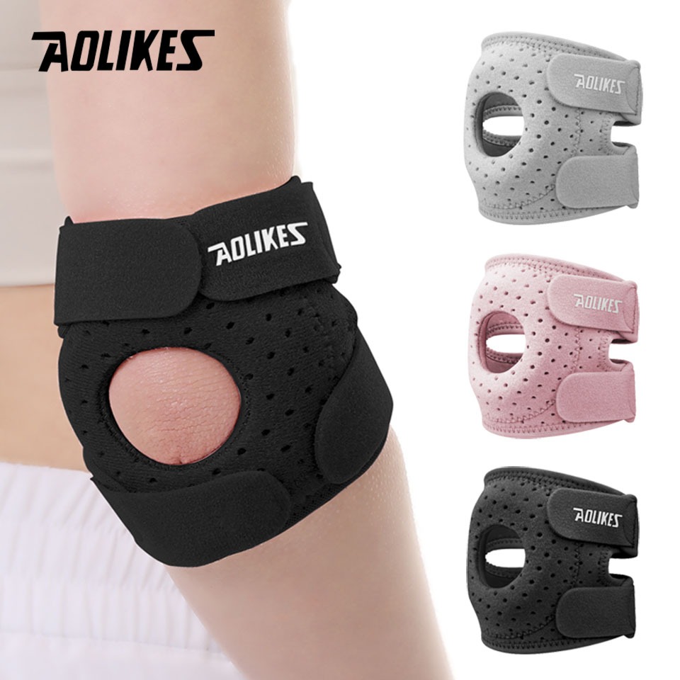 ‌Aolikes 1 Miếng Lót Khuỷu Tay Thể Thao Đôi Chuyên Nghiệp Nam Nữ Chống Trơn Trượt Bảo Vệ Thoáng Khí Cho Phòng Tập Gym Thể Dục Bóng Chuyền Đi Xe Đạp