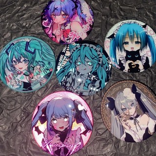 Hatsune Miku Dễ Thương Huy Hiệu Nút Cài Áo Cosplay Bộ Sưu Tập Túi Trang Trí Quà Tặng