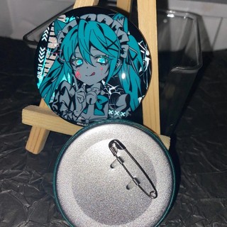 Hatsune Miku Dễ Thương Huy Hiệu Nút Cài Áo Cosplay Bộ Sưu Tập Túi Trang Trí Quà Tặng