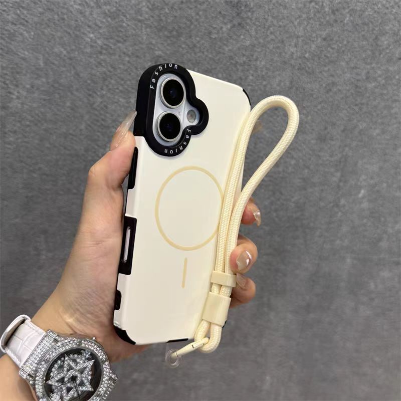 Ốp điện thoại mềm bằng silicon có dây buộc tương thích cho iPhone 11 12 pro max 13 pro max 14 pro max 15 pro max 16 pro max