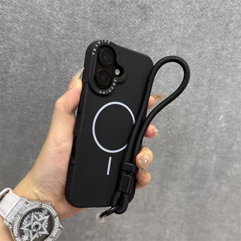 Ốp điện thoại mềm bằng silicon có dây buộc tương thích cho iPhone 11 12 pro max 13 pro max 14 pro max 15 pro max 16 pro max