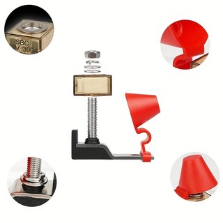 Xe Tải Thuyền RV 30A-300A Pin Thiết Bị Đầu Cuối Gắn MRBF Bộ Khối Cầu Chì 58V Với Đinh Đơn 5 / 16 "Marine Xếp Hạng Pin Cầu Chì