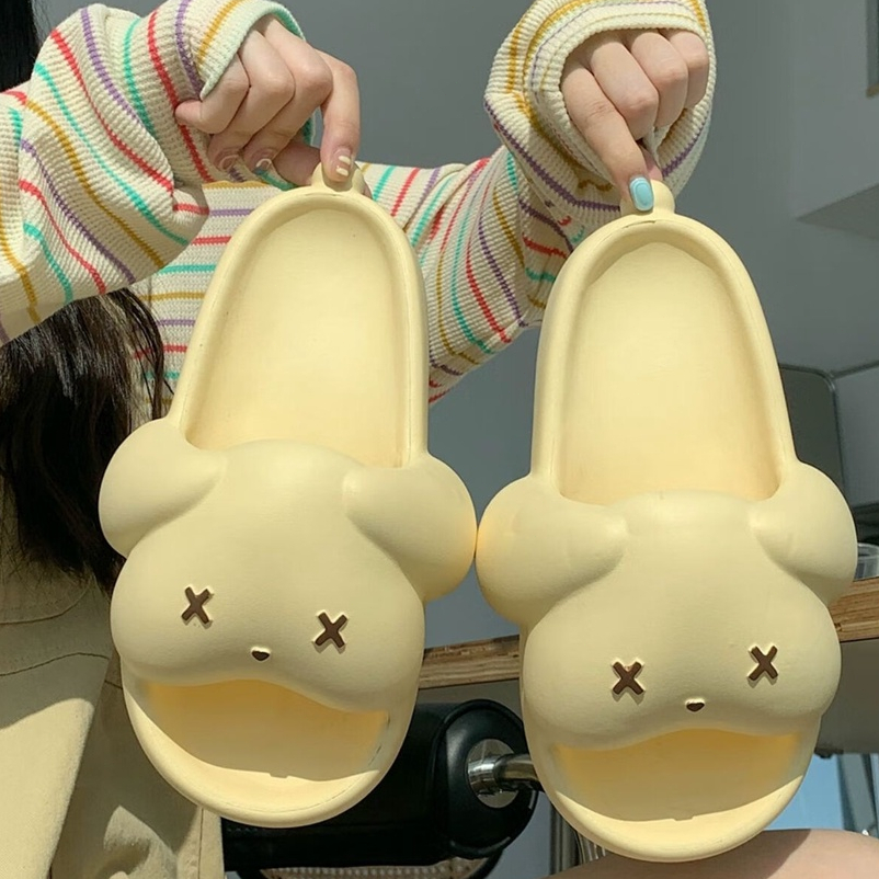Dép Xixitiao Dép EVA Dễ Thương Mùa Hè Trong Nhà Hộ Gia Đình Chống Trơn Trượt Nữ