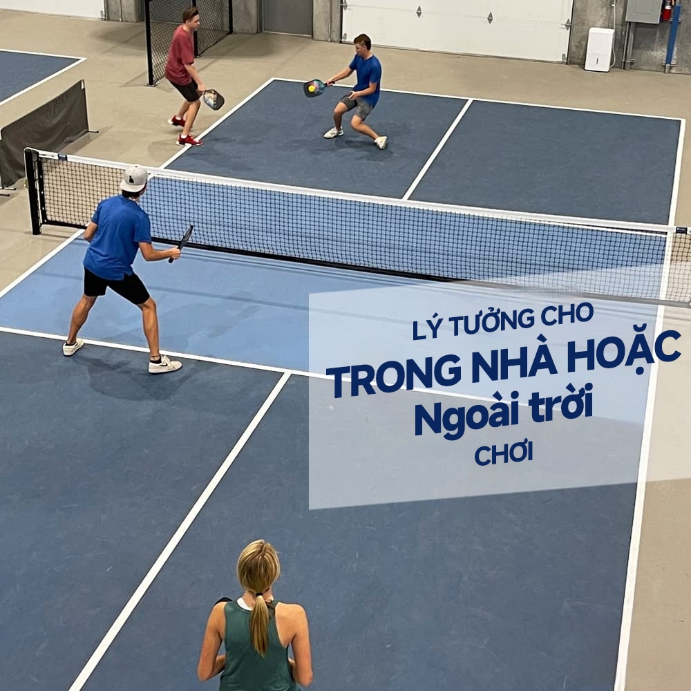 Combo 2 Vợt Pickleball T700 [MẶT SẦN CARBON] [HOẶC MẶT NHẴN] Túi Chống Sốc-Bóng Luyện Tập & Thi Đấu