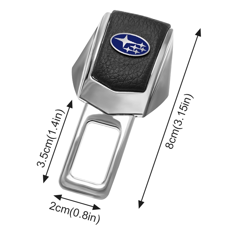 1 / 2 Chiếc Xe An Toàn Dây An Toàn Khóa Kẹp Cắm Báo Động Hủy Chặn Cho Subaru Forester Impreza STI Di Sản Outback Tribeca