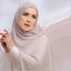 Jifang Mùa Hè Lấp Lánh Mỏng Satin Lụa Pashmina Trơn Xếp Ly Khăn Choàng Hồi Giáo Hijabs Tudung SL288