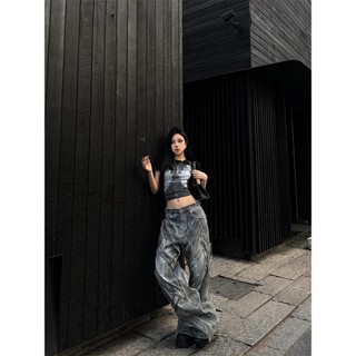 【BANKO】Áo thun ngắn tay màu đen in hình Slim-fit mùa hè Mỹ dành cho nữ