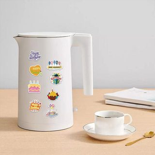 Bộ 50 Miếng Dán Chúc Mừng Sinh Nhật DIY Đàn Guitar Vali Ván Trượt Laptop Miếng Dán Điện Thoại Đồ Chơi Trẻ Em