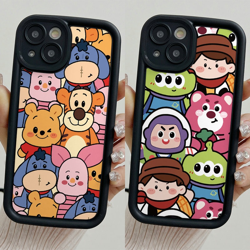 [Phiên bản nâng cấp] Ốp lưng cho Redmi Note 14 13 12 11 10 9 8 7 14C 13C 12C 11A 10C 9A 9C 9T A3 A2 A1 C75 C65 C55 C50 C31 M6 13T 14T Pro Vỏ điện thoại mềm Motif Dễ thương Động vật hoạt hình