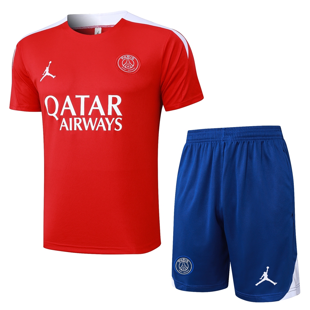 Bộ áo tập luyện PSG mùa giải 2024-25 Paris Saint-Germain F.C. Bộ áo sơ ...
