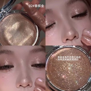 Kakashow Shimmer Highlighting Powder 10g Ngọc Trai Flash Bóng 3D Làm Sáng Da Mặt Phấn Tạo Khối Bóng Sáng C465