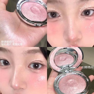 Kakashow Shimmer Highlighting Powder 10g Ngọc Trai Flash Bóng 3D Làm Sáng Da Mặt Phấn Tạo Khối Bóng Sáng C465