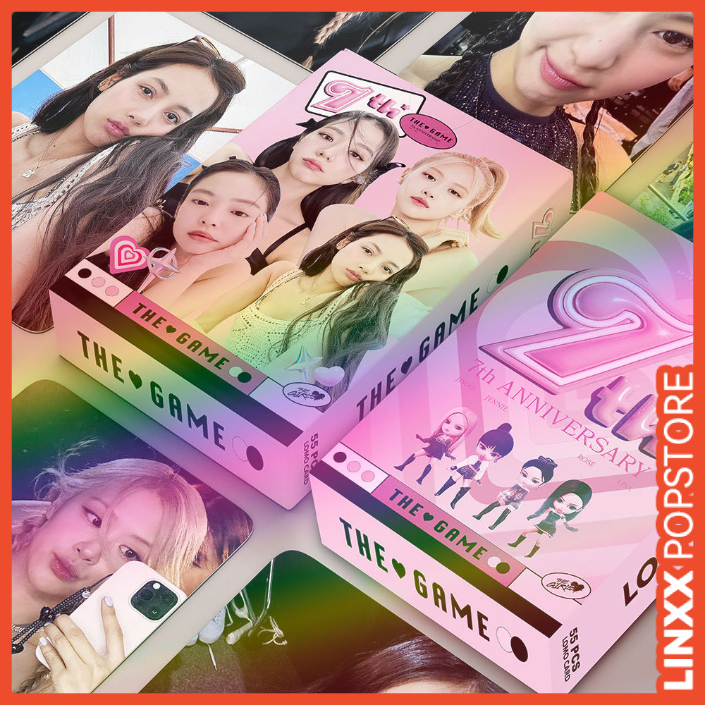 Linxx 55 / 50 Chiếc BP Valentine Kỷ Niệm 7 Năm Chuyến Lưu Diễn Thế Giới BPTG Album Lomo Card Kpop Photocards Bưu Thiếp Series