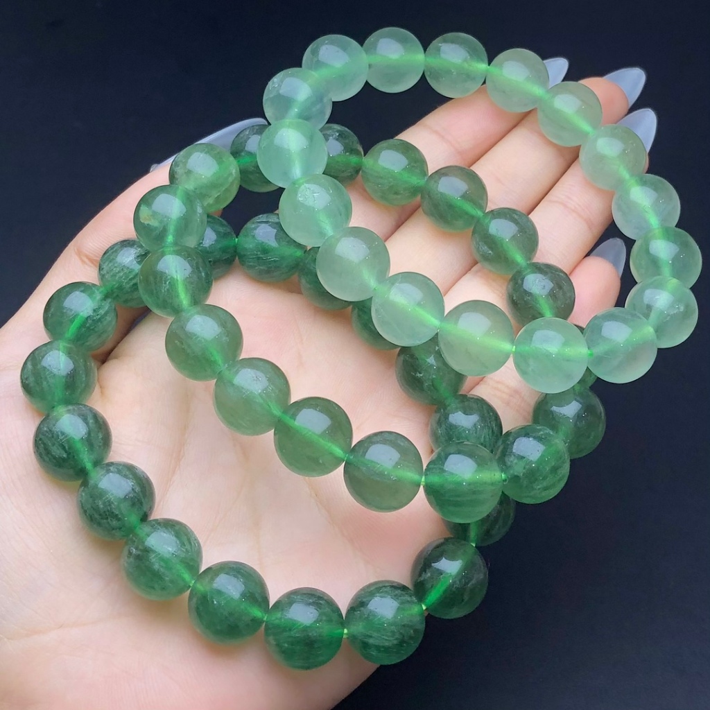 Ưu đãi đặc biệt Cao cấp Tự nhiên Xanh Fluorite Vòng tay Vòng tay Vòng tay Vòng tay Fluorite Vòng tay Vòng tay may mắn Vòng tay năng lượng Vòng tay nữ Quà tặng nữ