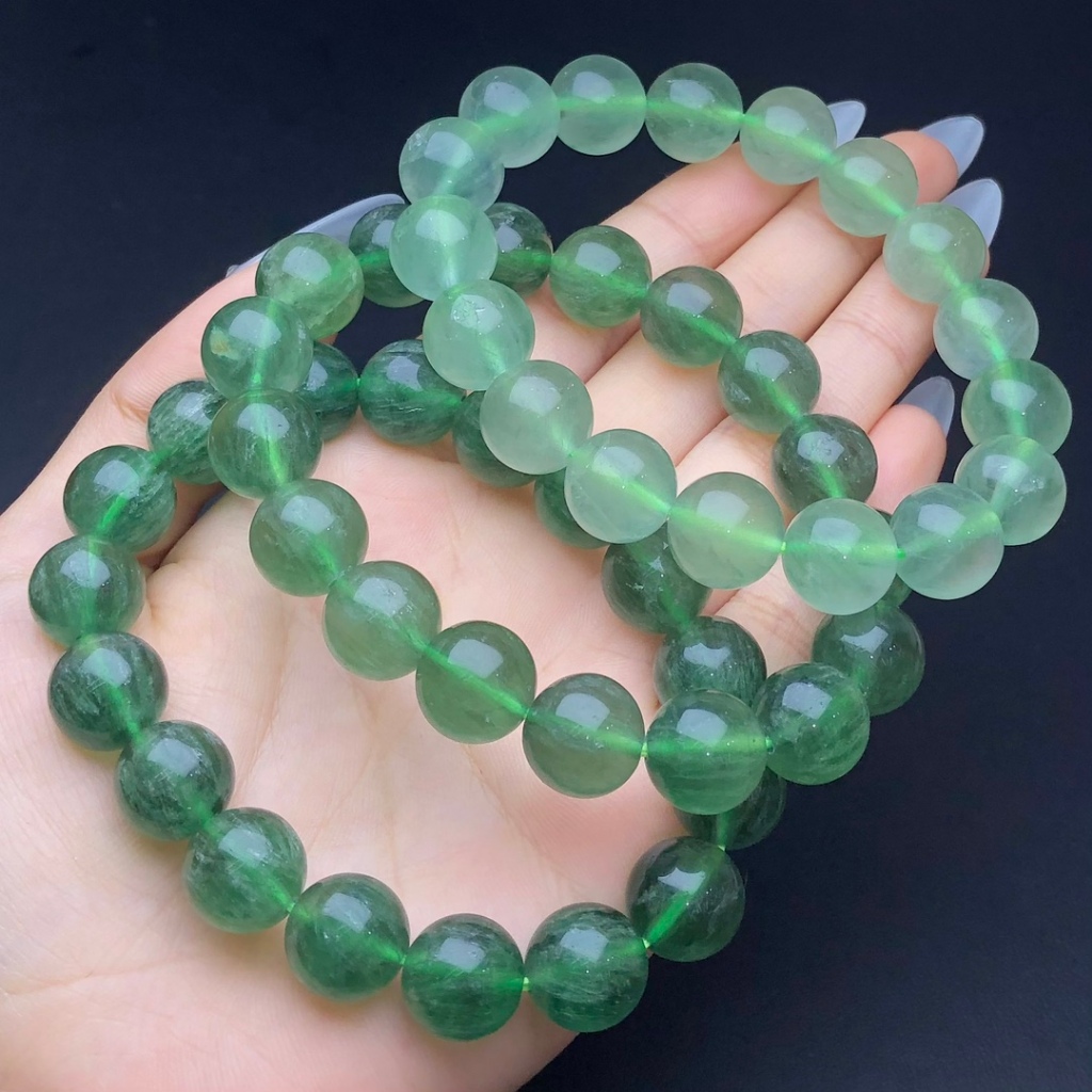 Ưu đãi đặc biệt Cao cấp Tự nhiên Xanh Fluorite Vòng tay Vòng tay Vòng tay Vòng tay Fluorite Vòng tay Vòng tay may mắn Vòng tay năng lượng Vòng tay nữ Quà tặng nữ