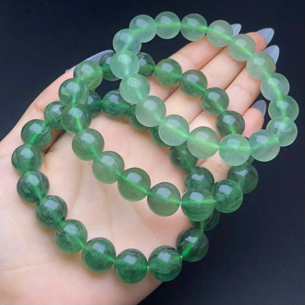 Ưu đãi đặc biệt Cao cấp Tự nhiên Xanh Fluorite Vòng tay Vòng tay Vòng tay Vòng tay Fluorite Vòng tay Vòng tay may mắn Vòng tay năng lượng Vòng tay nữ Quà tặng nữ