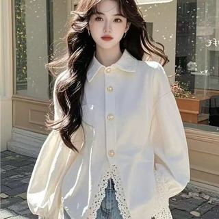 Áo sơ mi dài tay nữ phong cách Hàn Quốc