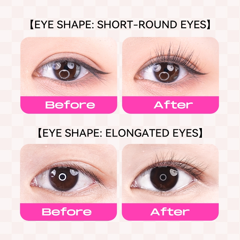 Pinkpunk Curler lông mi góc không chết 360 ° không chết mà không có mí mắt