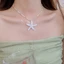 Vòng cổ sao biển Dopamine nhẹ nhàng sang trọng không khí thích hợp cảm giác chuỗi xương đòn bên bờ biển ngày lễ phong cách phụ kiện thời trang nữ