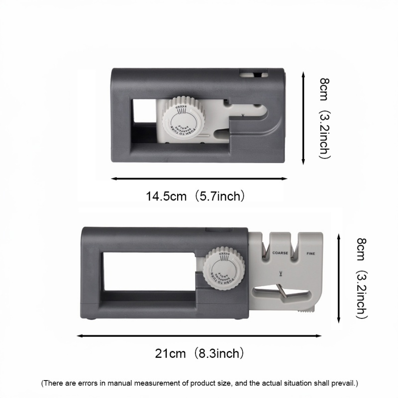 Mài Dao Bằng Tay Chuyên Nghiệp 3 Giai Đoạn / Professional Manual Kitchen Knife Sharpener - Gốm, Vonfram & Cacbua Cho Dao Nhà Bếp, Kéo & Dụng Cụ Sắc Bén