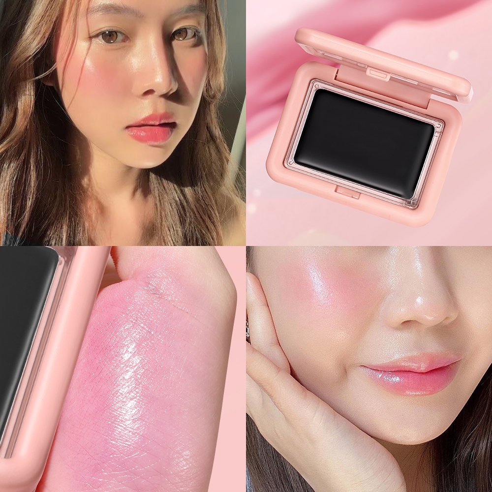 Ảnh Banxeer Đổi Màu Blush Bền Chống Thấm Nước Hydrating Gloss Lip & Cheek 5 Màu Mỹ Phẩm Làm Đẹp 2