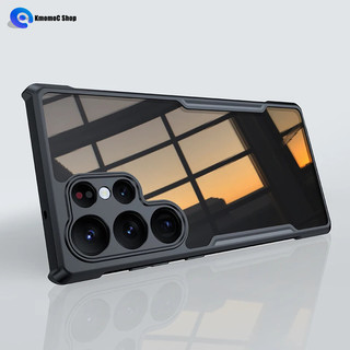 Ốp điện thoại acrylic+TPU trong suốt chống sốc cho Samsung Galaxy S25 S24 S23 S22 S21 S20 S10 Ultra Plus Fe 5G Lite