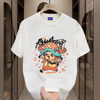 ✨Hàng có sẵn✨ WASSUP One Piece-Áo thun nam mới! 100% cotton, thời trang, Unisex