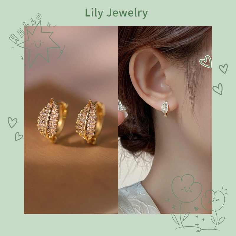 Sáng Tạo S925 Bạc Zircon Bông Tai Nữ Tính Khí Độc Đáo Nhỏ