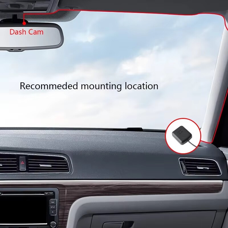 Ảnh Ăng-ten GPS Theo dõi xe hơi cho EKLEVA Carplay Android Auto Dash Cam 2