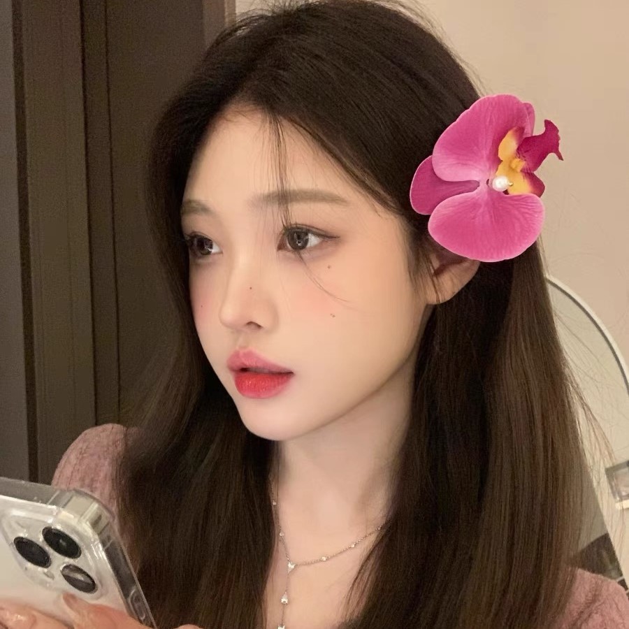 Hàn Quốc Bướm Hoa Lan Kẹp Tóc Nữ Bên Biển Ảnh Phù Hợp Với Phụ Kiện Tóc Quà Tặng Học Sinh