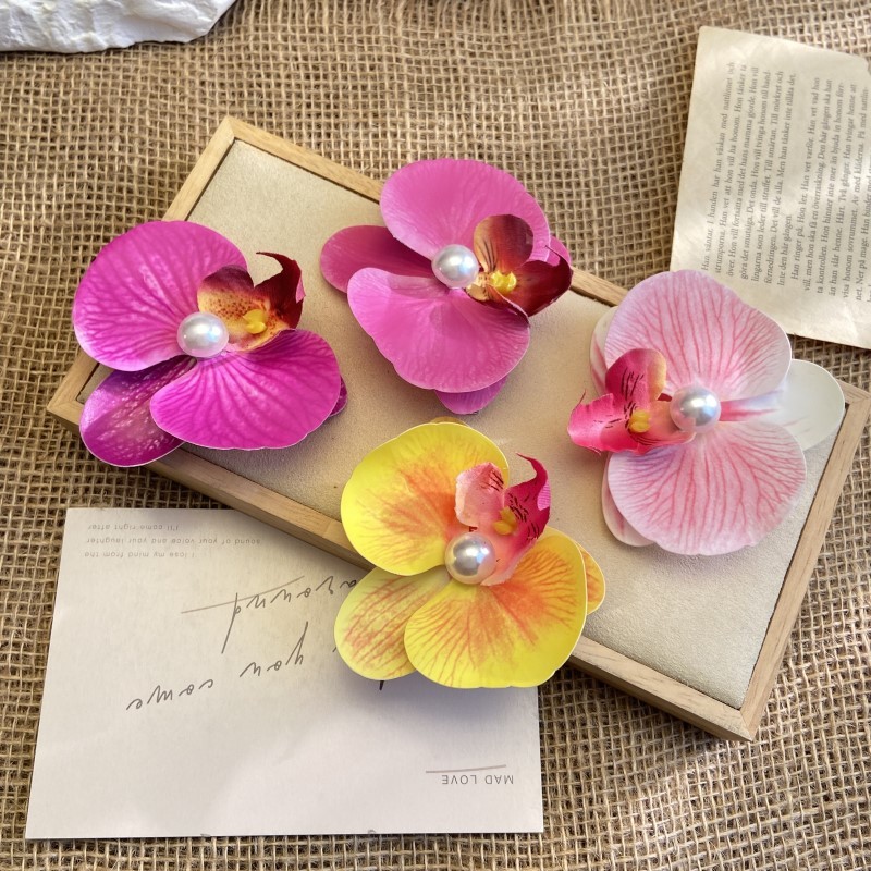 Hàn Quốc Bướm Hoa Lan Kẹp Tóc Nữ Bên Biển Ảnh Phù Hợp Với Phụ Kiện Tóc Quà Tặng Học Sinh