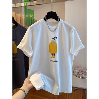 Thương hiệu HIIXIIVI 【 Áo thun 100% Cotton 】 Áo thun ngắn tay Oversize Nữ Baggy Loose Top Nữ Độc đáo Ootd 2025 Lives
