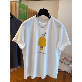 Thương hiệu HIIXIIVI 【 Áo thun 100% Cotton 】 Áo thun ngắn tay Oversize Nữ Baggy Loose Top Nữ Độc đáo Ootd 2025 Lives