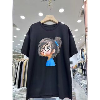 Thương hiệu HIIXIIVI 【 Áo thun 100% Cotton 】 Áo thun ngắn tay Oversize Nữ Baggy Loose Top Nữ Độc đáo Ootd 2025 Lives