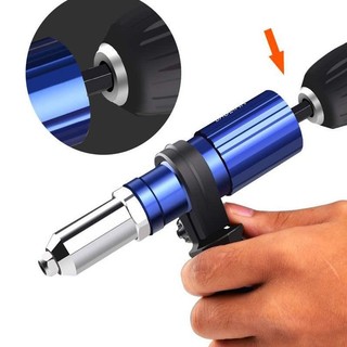 Điện Đinh Tán Đai Ốc Súng Dụng Cụ Đinh Tán Lõi Kéo Chuyển Đổi Đầu Đinh Tán Lắp Adapter Dụng Cụ Cho Máy Khoan Không Dây