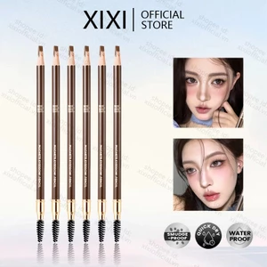 Xixi Bút Chì Kẻ Lông Mày 2 Trong 1 Có Bàn Chải Lông Mày Chống Thấm Nước Lâu Dài 4 Màu NO.D742
